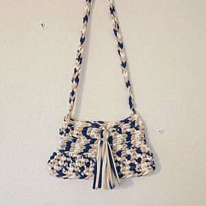 Unique crocheted purse. Made entirely by hand.